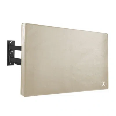Vivo Tan Screen Cover For 65" To 70" Tv, Outdoor Waterproof Weather Resistant In Neutral