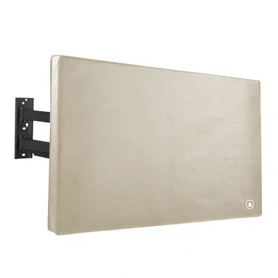 Vivo Tan Screen Cover For 70" To 75" Tv, Outdoor Waterproof Weather Resistant In Neutral