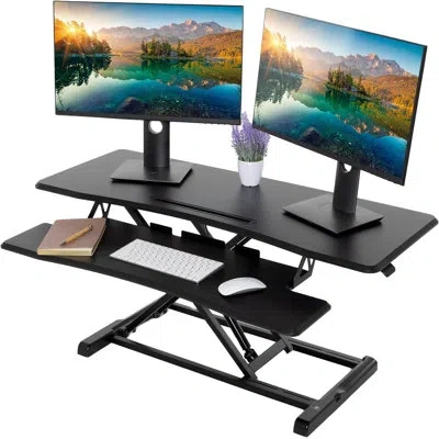 Vivo Techorbits Black 42" Standing Desk Riser
