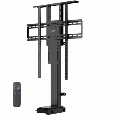 Vivo Tv Motorized Vertical Stand Lift For 32" To 55" Screens, Mount-e-up65a In Black