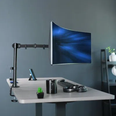 Vivo Ultrawide Monitor Desk Mount For Screens Up To 49", Stand-v149 In Black