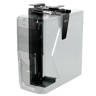 Vivo Under Desk And Wall Pc Mount In Black