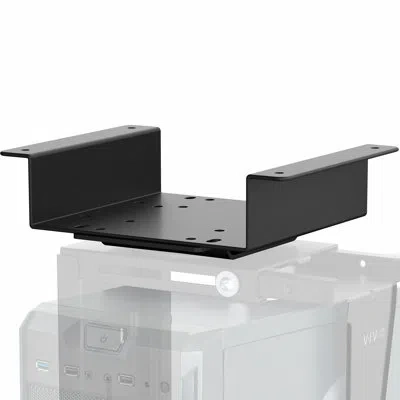 Vivo Under Desk Spacer Bracket For Compatible Pc Mounts, 2.1 Inch Spacing In Black