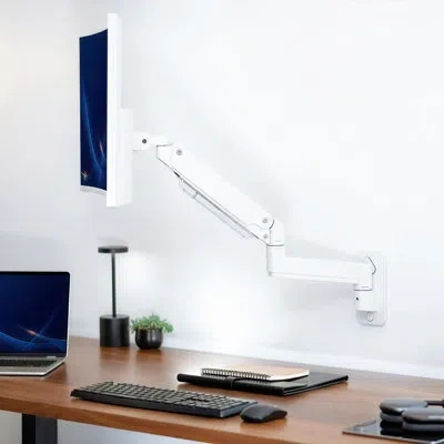 Vivo Wall Mount With Shelving, Holds Up To 44 Lbs In White