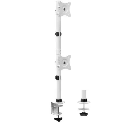 Vivo White Multi Screen Desktop Mount Holds Up To 22 Lbs