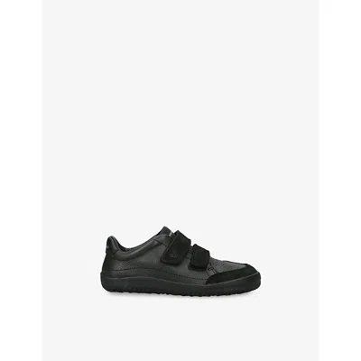 Vivobarefoot Kids' Gobi School Leather Trainers Black Eur 27 / 9 Uk