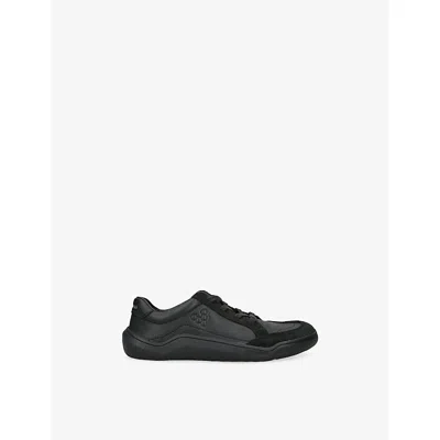 Vivobarefoot Kids' Gobi School Leather Trainers Black Eur 35 / 2.5 Uk