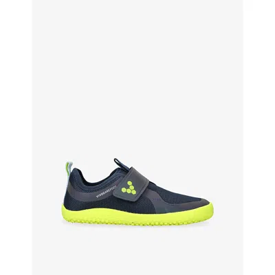 Vivobarefoot Kids' Primus Sport Iv Woven Traine In Blue