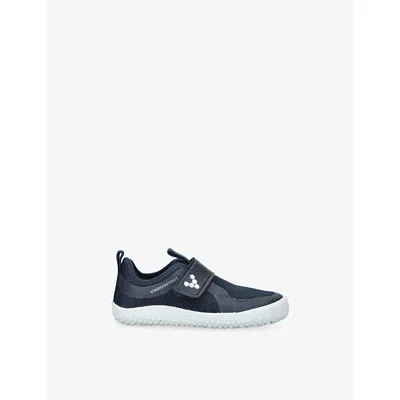 Vivobarefoot Kids' Primus Sport Iv Woven Trainers Blue/dark Eur 23 /6.5 Uk In White