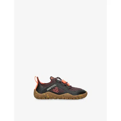 Vivobarefoot Kids' Primus Trail Knit Fg Woven Trainers Wine Comb Eur 25 /7.5 Uk In Blue
