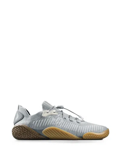 Vivobarefoot Motus Flex Toggle-fastening Knitted Sneakers In Silver