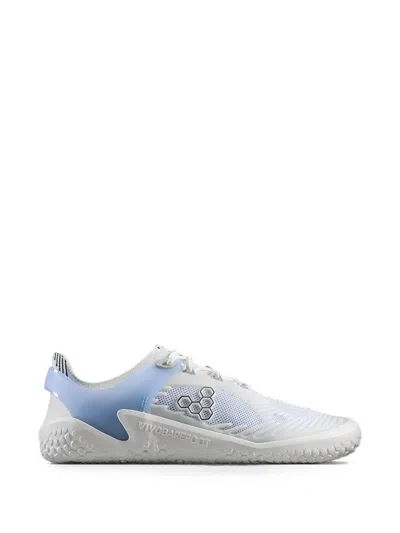 Vivobarefoot Motus Strength Ii Mesh-panel Lace-up Sneakers In Blue
