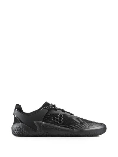 Vivobarefoot Motus Strength Ii Mesh-panel Sneakers In Black