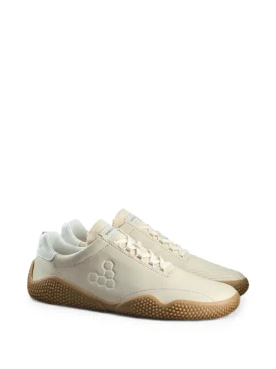 Vivobarefoot Motus Studio Logo-print Lace-up Sneakers In Neutral