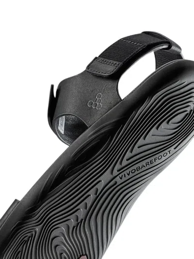 Vivobarefoot Sensus Yin Touch-strap Sandals In Black