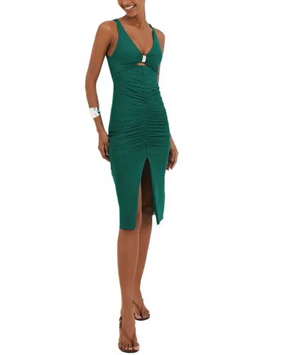 Vix Amanda Midi Dress In Green