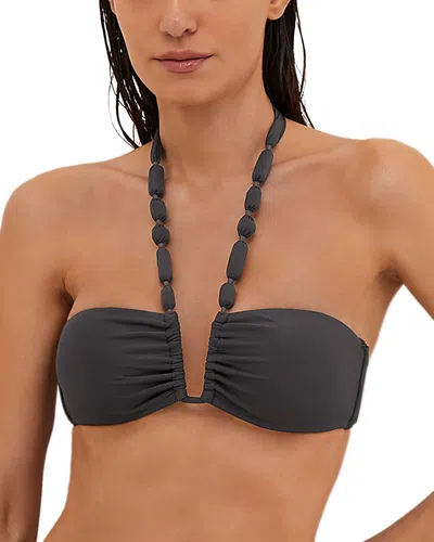 Vix Atena Carol Bikini Top In Grey
