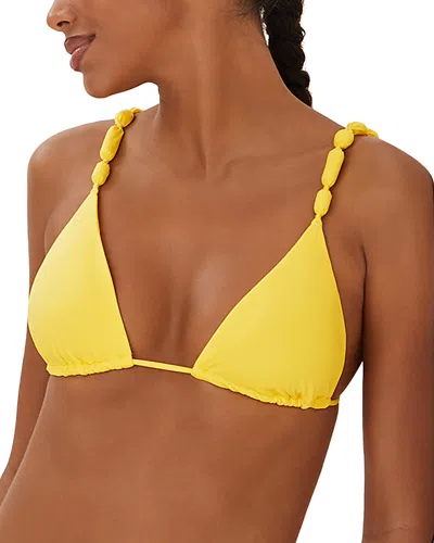 Vix Atena Triangle Bikini Top In Yellow