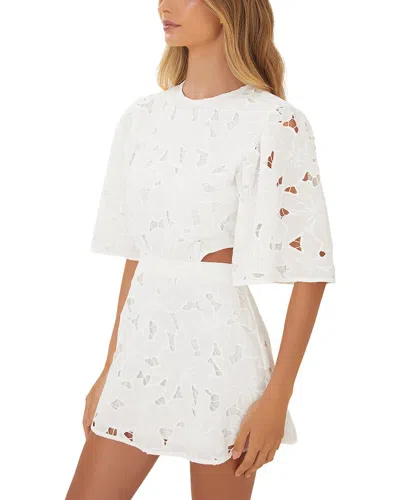 Vix Babi Short Dress In White