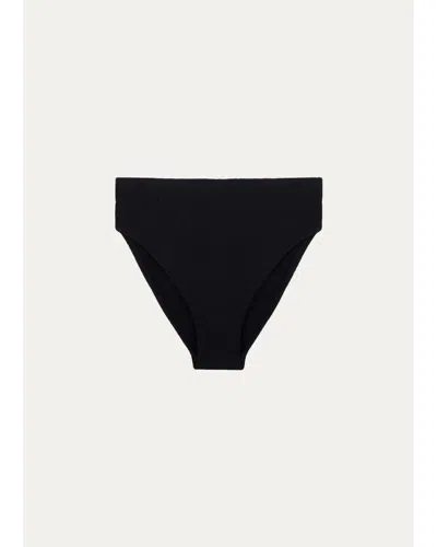 Vix Bela High-waist Bikini Bottoms In Black