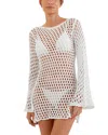 Vix Belle Short Cover Up Off White