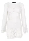 Vix Belle Short Cover Up Off White In White