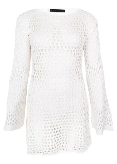 Vix Belle Short Cover Up Off White