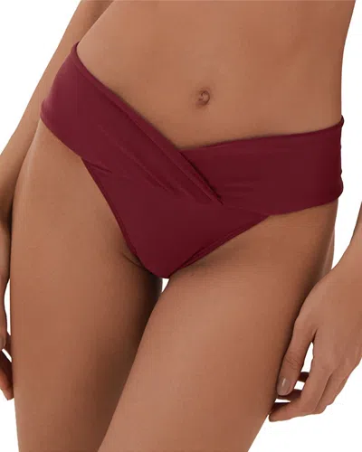 Vix Beta Brazilian Bottom In Burgundy