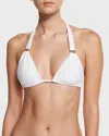 Vix Bia Tube Halter Bikini Top In White