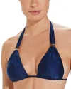 Vix Bia Tube Halter Bikini Top In Navy