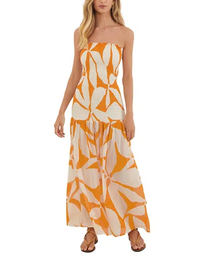 Vix Bossa Sunset Maira Long Dress In Multi