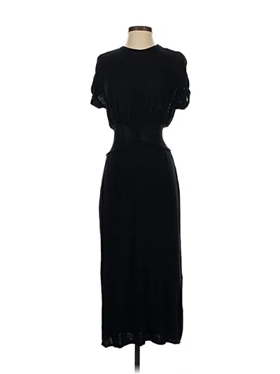 Pre-owned Vix By Paula Hermanny Casual Dress In Black