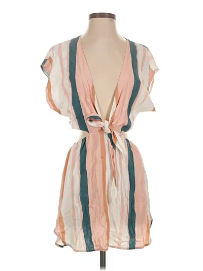 Pre-owned Vix By Paula Hermanny Casual Dress In Brown