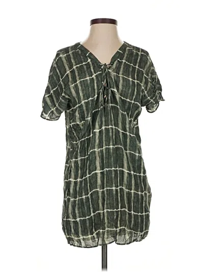 Pre-owned Vix By Paula Hermanny Casual Dress In Green