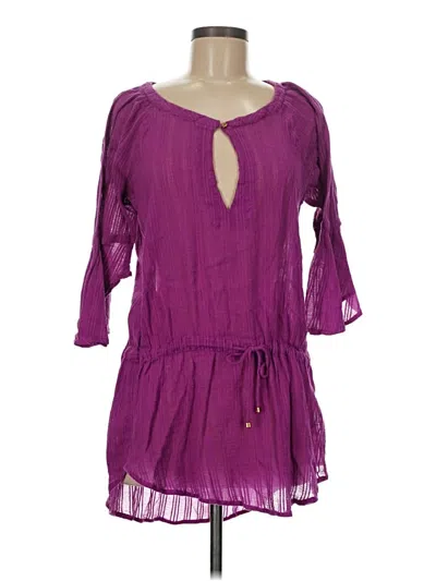 Pre-owned Vix By Paula Hermanny Casual Dress In Purple