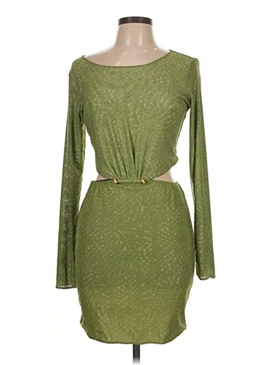 Pre-owned Vix By Paula Hermanny Cocktail Dress In Green