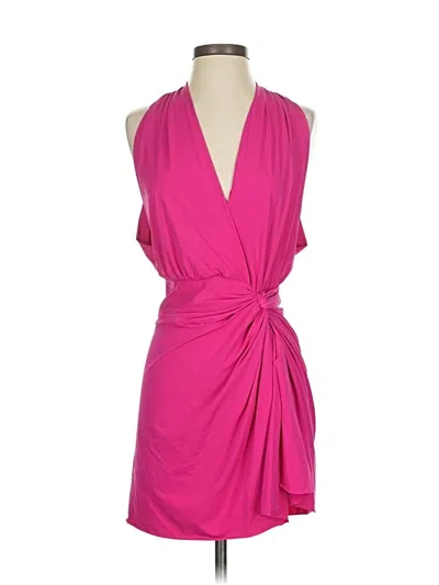 Pre-owned Vix By Paula Hermanny Cocktail Dress In Pink
