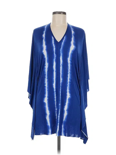 Pre-owned Vix By Paula Hermanny Kimono In Blue