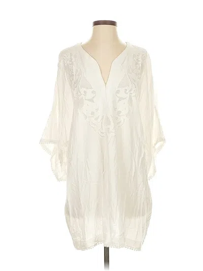 Pre-owned Vix By Paula Hermanny Kimono In White