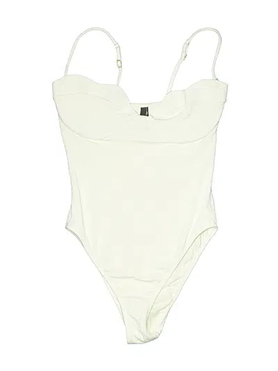 Pre-owned Vix By Paula Hermanny One Piece Swimsuit In White