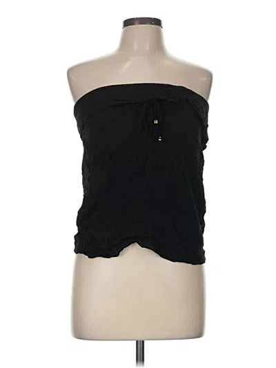Pre-owned Vix By Paula Hermanny Sleeveless Blouse In Black