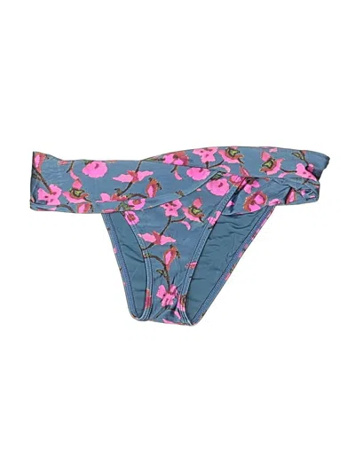 Pre-owned Vix By Paula Hermanny Swimsuit Bottoms In Blue