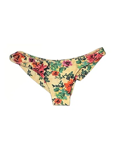 Pre-owned Vix By Paula Hermanny Swimsuit Bottoms In Gold
