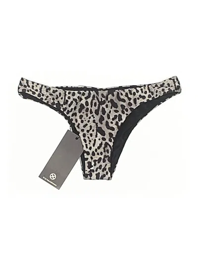 Pre-owned Vix By Paula Hermanny Swimsuit Bottoms In Gray