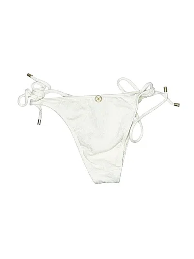 Pre-owned Vix By Paula Hermanny Swimsuit Bottoms In White