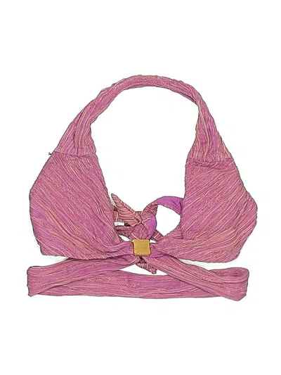 Pre-owned Vix By Paula Hermanny Swimsuit Top Pink Swimwear