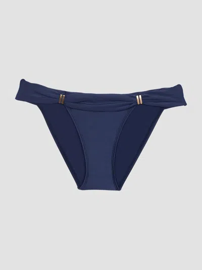Vix By Paula Hermanny Women's Bia Tube Bikini Bottom In Blue