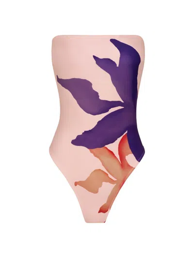 Vix By Paula Hermanny Women's Bianca Floral Brazilian-cut One-piece Swimsuit In Multi