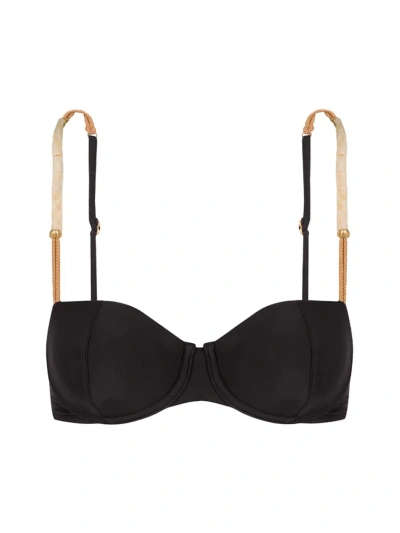 Vix By Paula Hermanny Women's Brooke Mel Underwire Bikini Top In Black