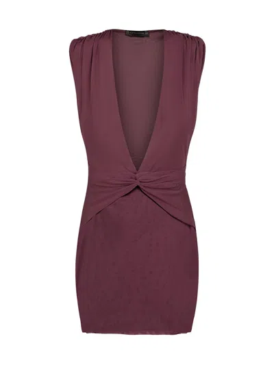 Vix By Paula Hermanny Women's Cindy Gathered Minidress In Purple
